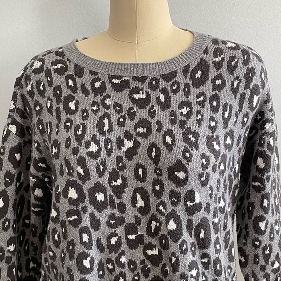 Lucky Brand Animal Print Sweater- Pullover- Size 1X - Picture 5 of 7